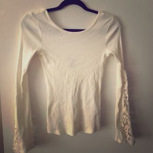 Bell sleeve top